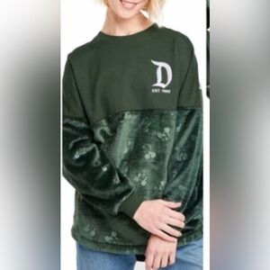Disneyland Resort Mickey Mouse Icon Velour Spirit Jersey Forest Green
